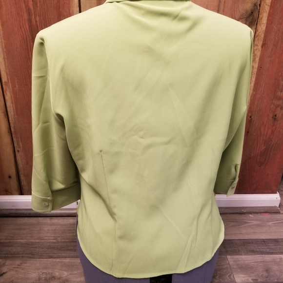 Kathy Che ¾ Sleeve Zippered Jacked Plus Size 16 - Picture 4 of 6